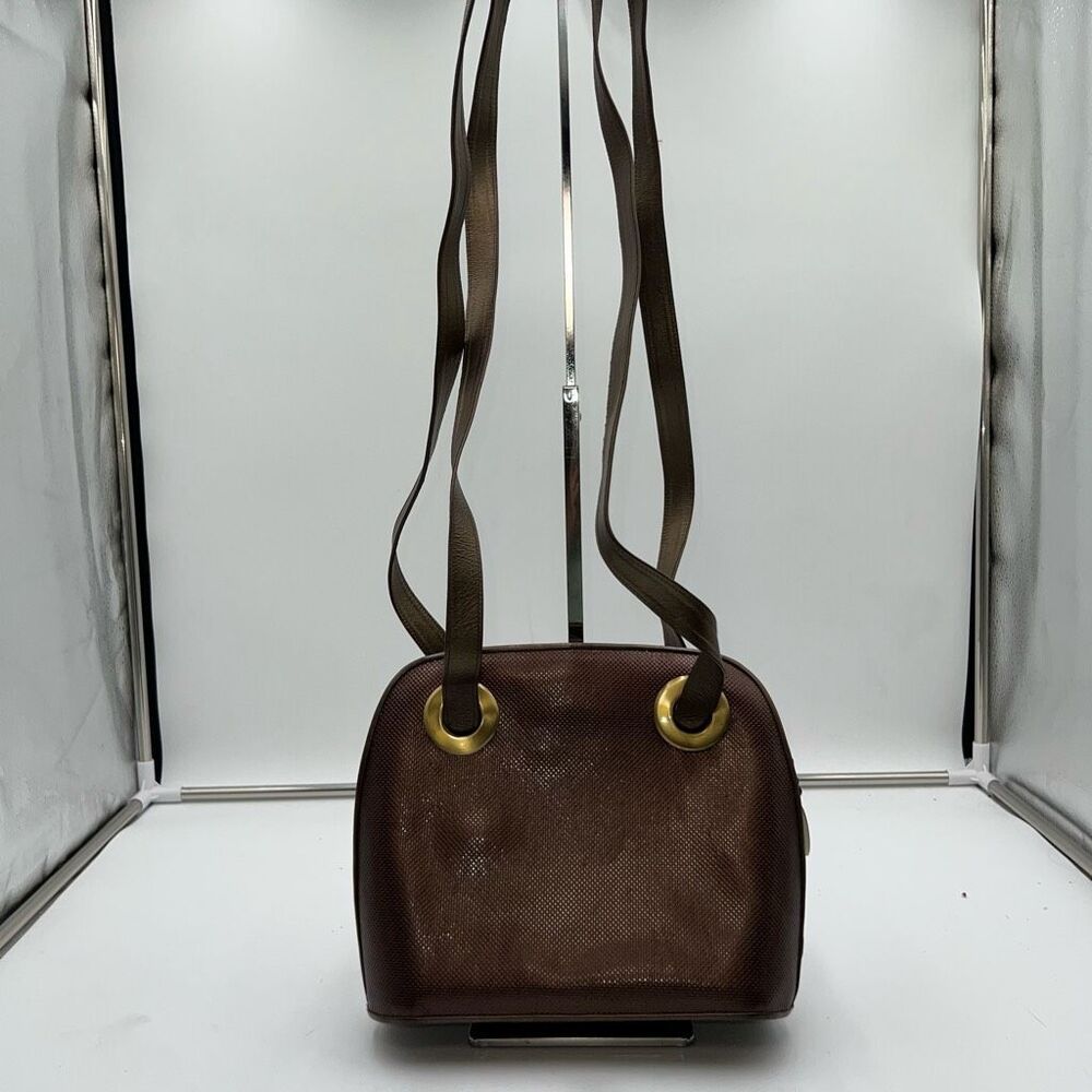 Stuart Weitzman Made in Spain Vintage Pebbled Copper Leather with Dustbag